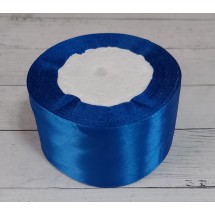 ОПТ Ленты атласные однотонные 5 см*25 ярдов цв. синий 40, цена за катушку